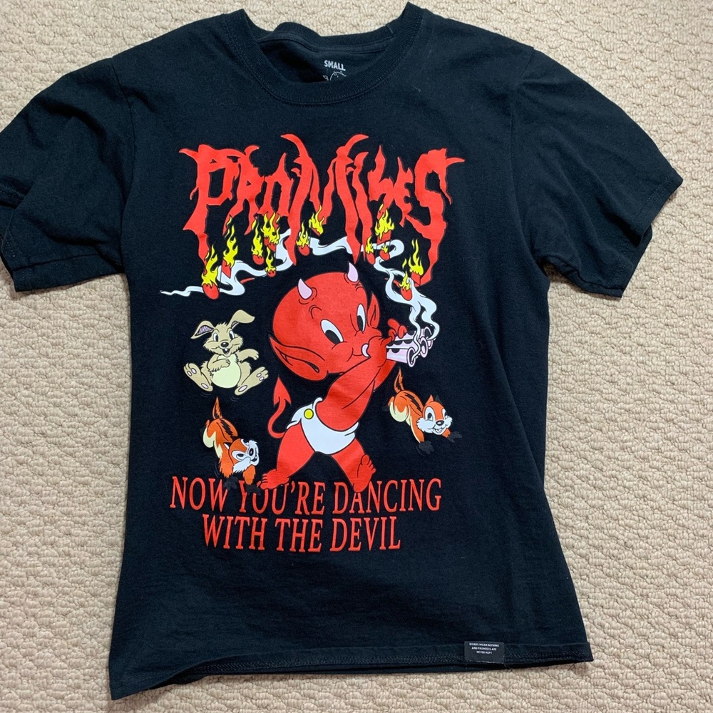 Broken Promises Mens Small Devil T Shirt